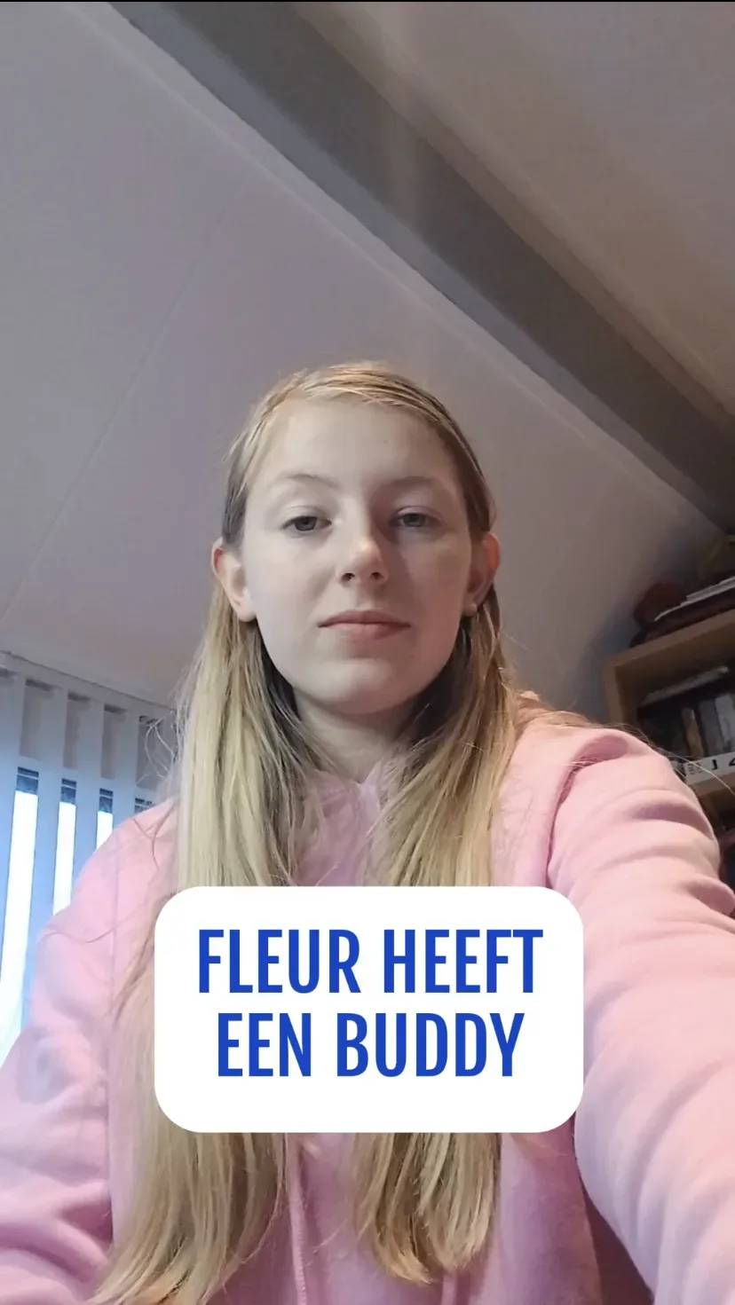 Fleur vertelt over haar Buddy